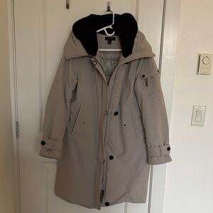 Halogen Gray Parka with Black Lining